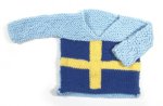 KSS Light Blue Colored Swedish Flag Sweater 2T SW-751