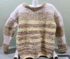 KSS Beige/Brown Colored Soft Pullover Sweater (8-10Years) SW-1076