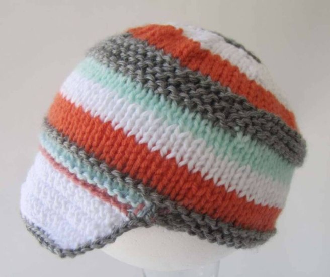 KSS Striped Newsboy Cap 16 - 19" (4 Year old and up) HA-321 - Click Image to Close