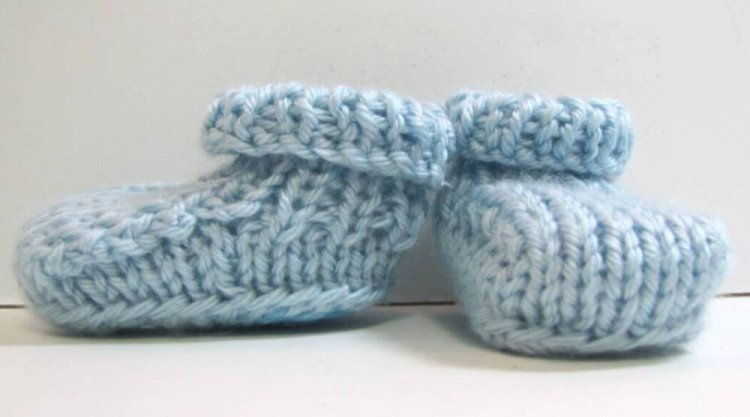 KSS Light blue Baby Booties (1-2 Months) BO-096 - Click Image to Close