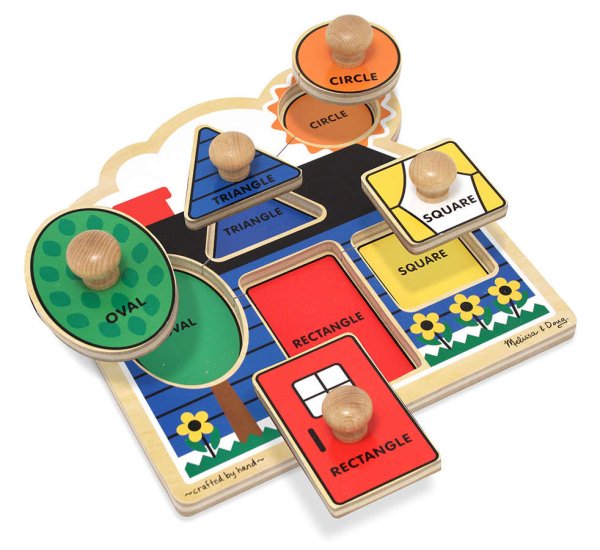 Melissa & Doug First Shapes Jumbo Knob Puzzle