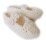 KSS Ivory Cotton Crocheted Mary Jane Booties (3 - 6 Months)