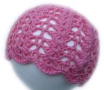 KSS Lacy Rose Crocheted Acrylic Cap Size 18" (2-3 years)