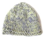 KSS Grey and Yellow Beanie 12" -13" (0 - 6 Months)