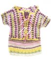 KSS Handmade Colorful Cotton Top and Skirt (18 Months)