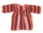 KSS Sideway Knit Maroon Coat 3 Months SW-575