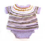 KSS Lilac Striped Cotton Sweater and Panties Size 2T