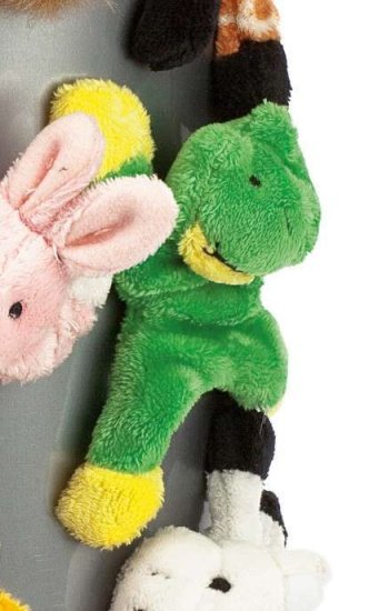 Teddykompaniet 4" Animals with Magnets Frog 1325 - Click Image to Close