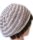 KSS Beige Cotton/Acrylic striped Knitted cap 19-21" (4 Years and up)