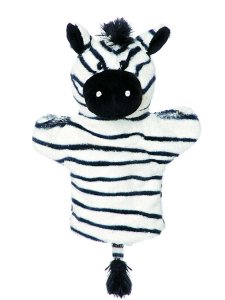 Teddykompaniet Wild Zebra Hand Puppet 2353