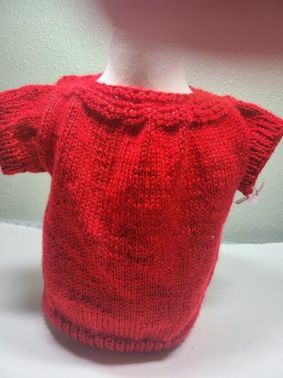 KSS Traditional Soft Red Sweater Vest (5 Years) SW-1114 - Click Image to Close