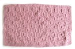 KSS Pink Squared Baby Blanket 28" x 16" Newborn and up BB-122 KSS-BB-122-AZH