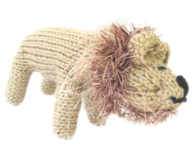 KSS Knitted Lion 8" long