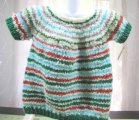 KSS Green/Copper Striped Toddler Sweater Vest/Hat/Socks (3-4 Years)