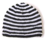KSS Black/White Striped Acrylic Hat 13-15" (3 - 9 Months)
