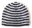 KSS Black/White Striped Acrylic Hat 13-15" (3 - 9 Months)