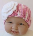 KSS Pink Knitted Cotton Headband 15-18" (1-3 Years)