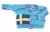 KSS Pastel Knitted Acrylic Sweater with Swedish Flag 5 Years