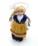 Swedish Handpainted Porcelain Doll