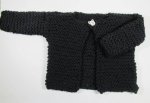 KSS Heavy Black Kids Sweater/Cardigan (4-5 Years) SW-750
