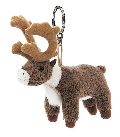 Teddykompaniet 4" Reindeer Key chain -10086