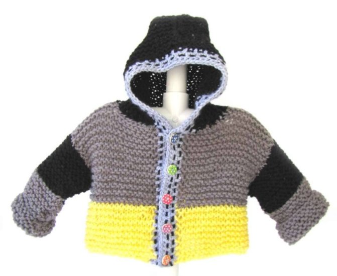 KSS Bumble Bee Hooded Sweater/Cardigan (2 Years) - Click Image to Close