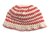 KSS Red/Natural Crocheted Cotton Cloche 16-17"/12-24 Months