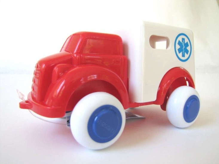 Viking Toys 5" Chubbies Ambulance Red 1085 - Click Image to Close