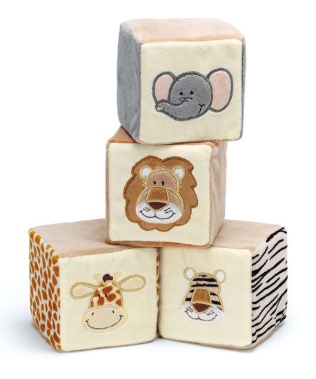 Teddykompaniet Diinglisar Wild Soft Rattle Number Cubes (Kuber)