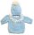 KSS Light Blue Soft Pullover Fringe Sweater with a Hat (6 Months) SW-623
