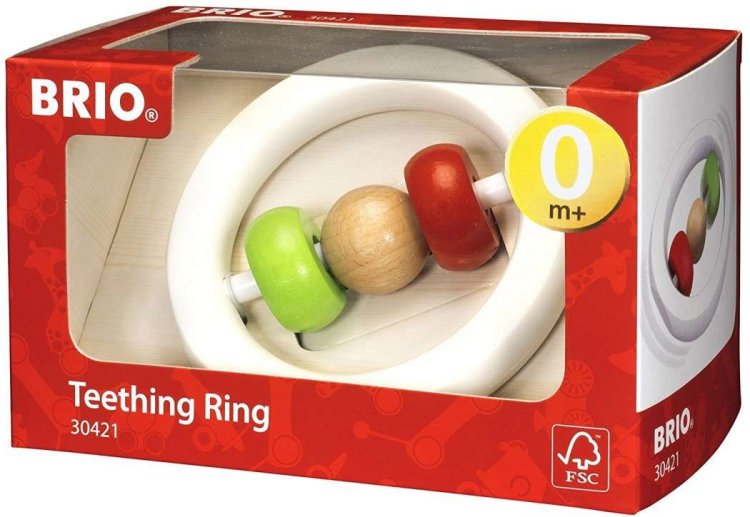 BRIO Wooden Teething Ring 30421 - Click Image to Close