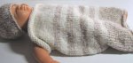KSS Knitted Striped Babybag/Carseat bag 0 - 6 Months