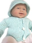 KSS Turquoise Sweater and Hat set (6-12 Months) SW-082