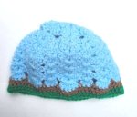 KSS Light Blue Crocheted Cap 16" (6-9 Months)