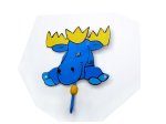 Blue Moose/Elk Wall Hook