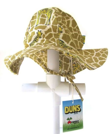DUNS Child Organic Cotton Giraffe Sun Hat Size Small (6-12 Months) - Click Image to Close