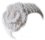 KSS Wide White Cotton Headband 14-16" (6-9 Months)