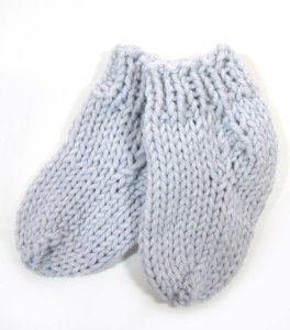 KSS Very Light Blue Knitted Socks (3-6 Months) BO-118