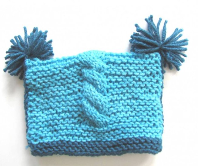 KSS Two Pom Pom Cable Hat  14
