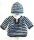 KSS Striped Pullover Baby Sweater with a Hat (9 Months) SW-630
