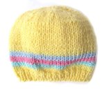 KSS Yellow Striped Acrylic Hat 12 - 14" (0 - 3 Months)