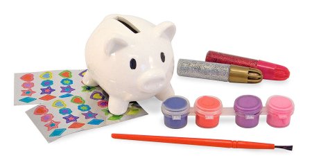 Melissa & Doug Piggy Bank - Decorate Your Own 3108