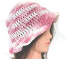 KSS Pink Crocheted Cotton Hat 20"(4 Years and up) HA-111