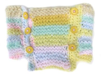 KSS Pastel Striped Colored Diaper Cover 0-12 Months PA-034