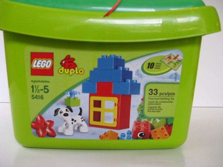 Gift Bag with a LEGO Duplo Tub, Wooden Car for a 2 Year Old - Click Image to Close