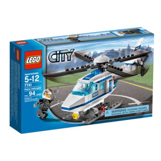 LEGO City Police Helicopter - Click Image to Close