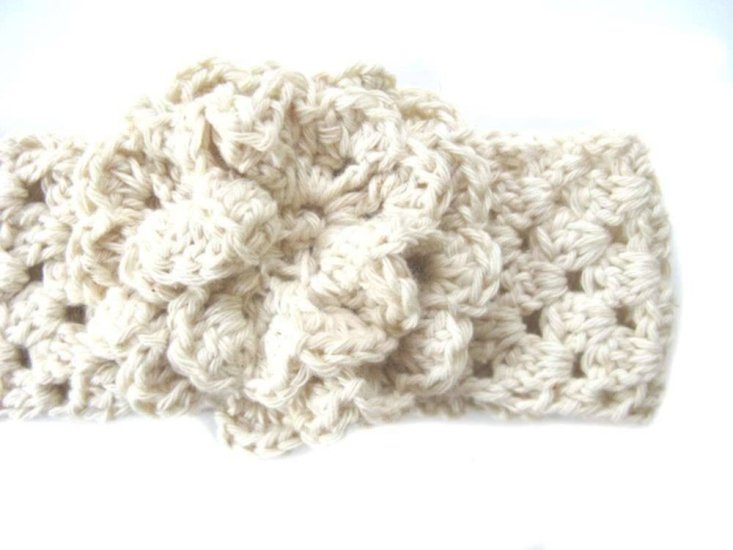KSS Natural Cotton Headband with Flower 14-16
