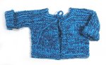 KSS Blue Colored Heavy Sweater with Ties (12 Months) SW-799