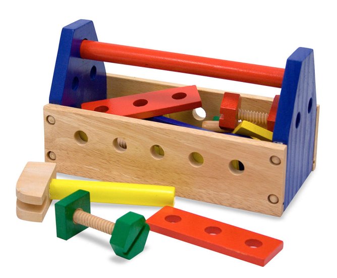 Melissa & Doug Take-Along Wooden Tool Kit