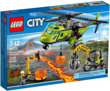 LEGO City Volcano Supply Helicopter Set 60123
